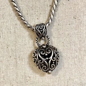 NWOB Brighton Filigree Heart Necklace